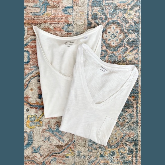 Madewell Tops - 2 Pack White Tees | Madewell + JCrew